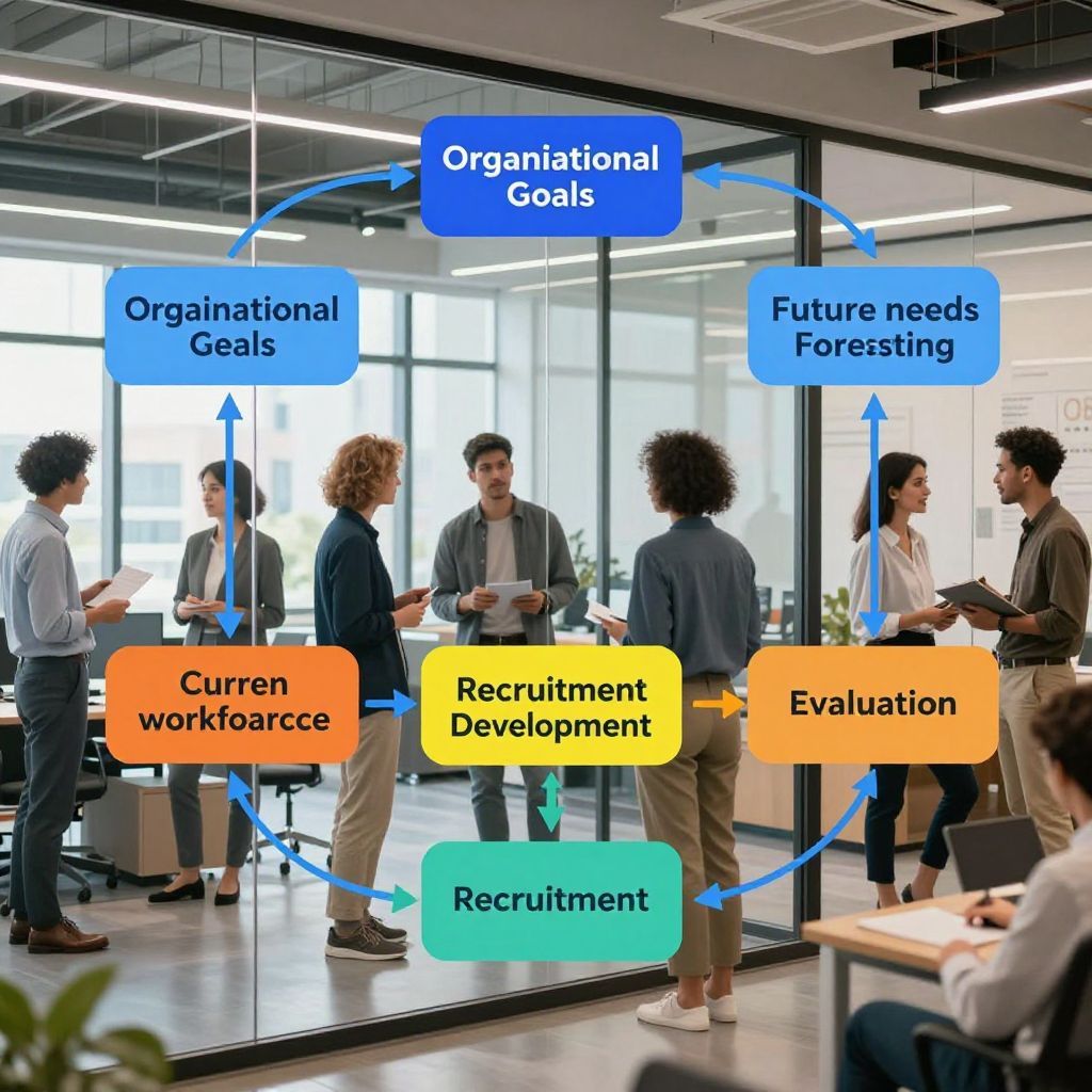 چارت فرآیند برنامهریزی منابع انسانی