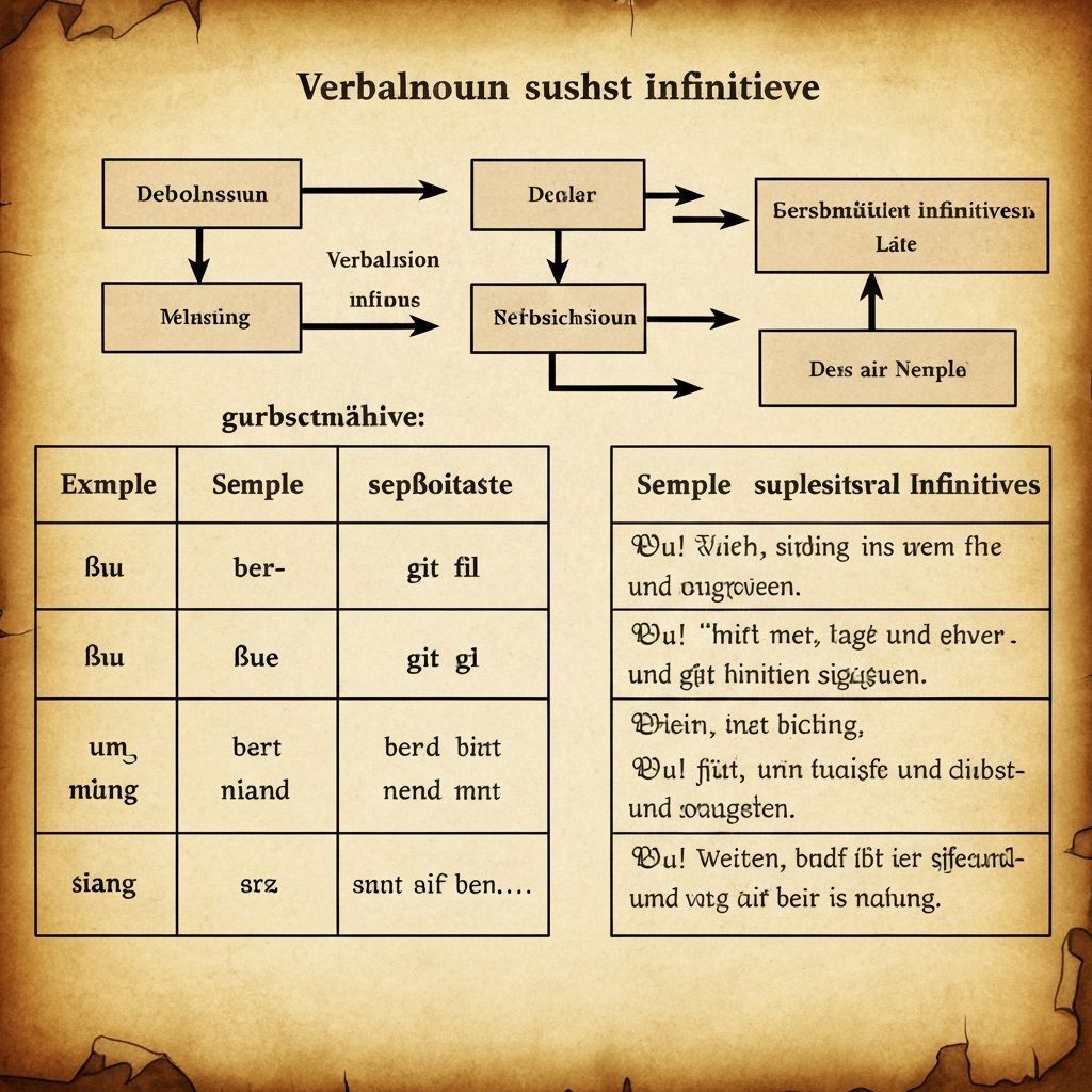 Verbal Noun vs. Substantive Infinitive