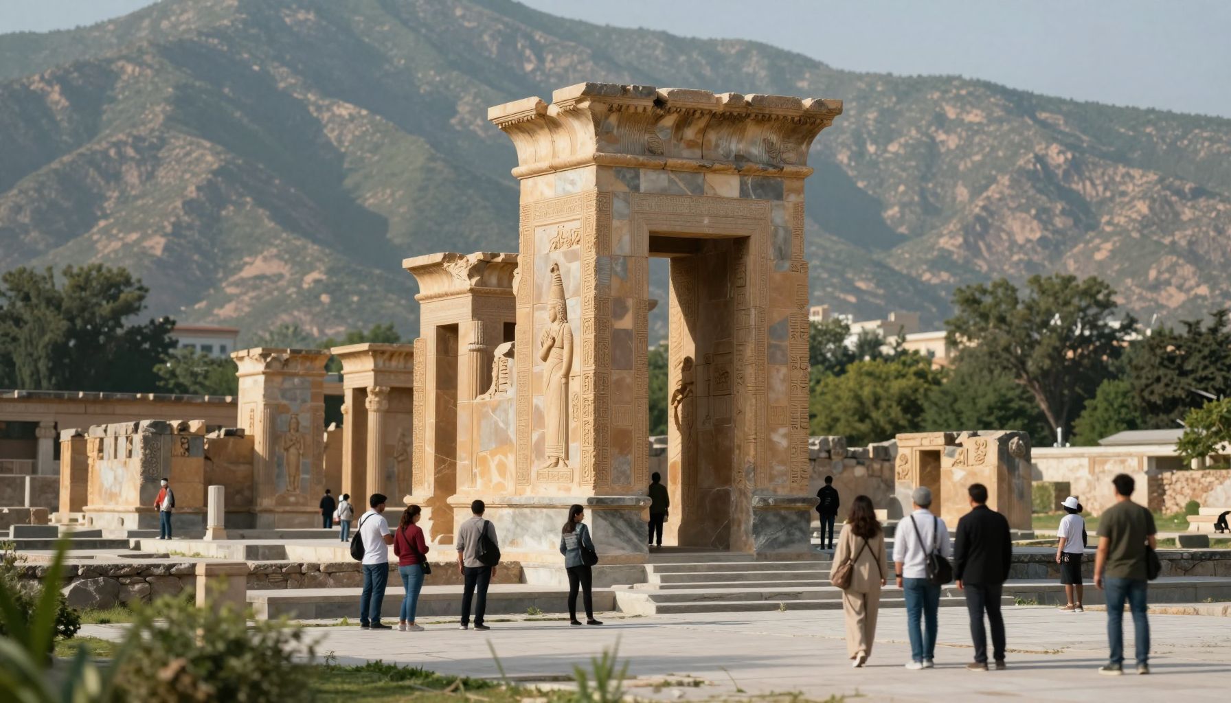 پیش‌نمایش پاورپوینت تخت جمشید