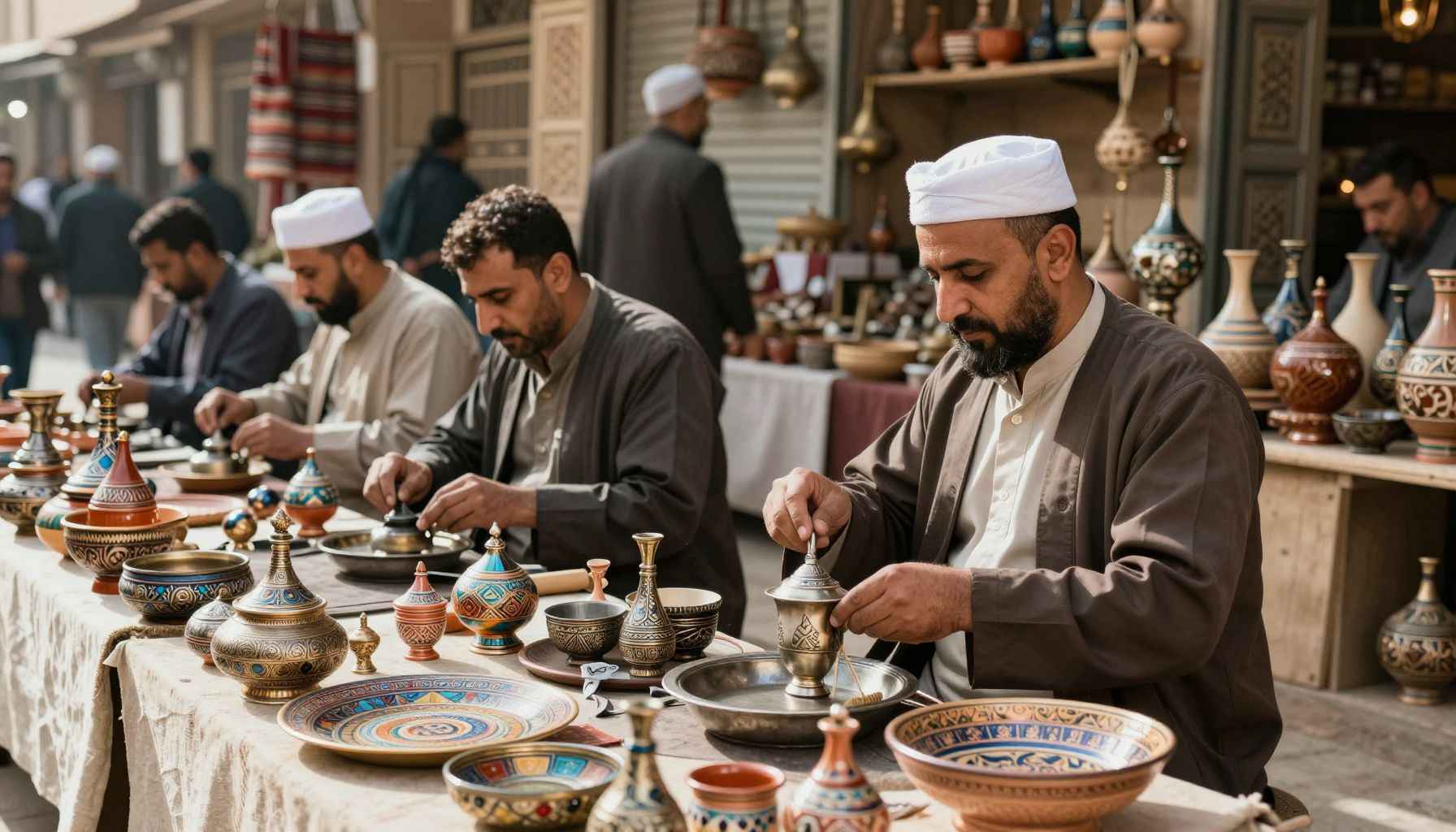 پیش‌نمایش پاورپوینت هنر عباسی( معماری و شهرسازی وفلزکاری و سفالگری)