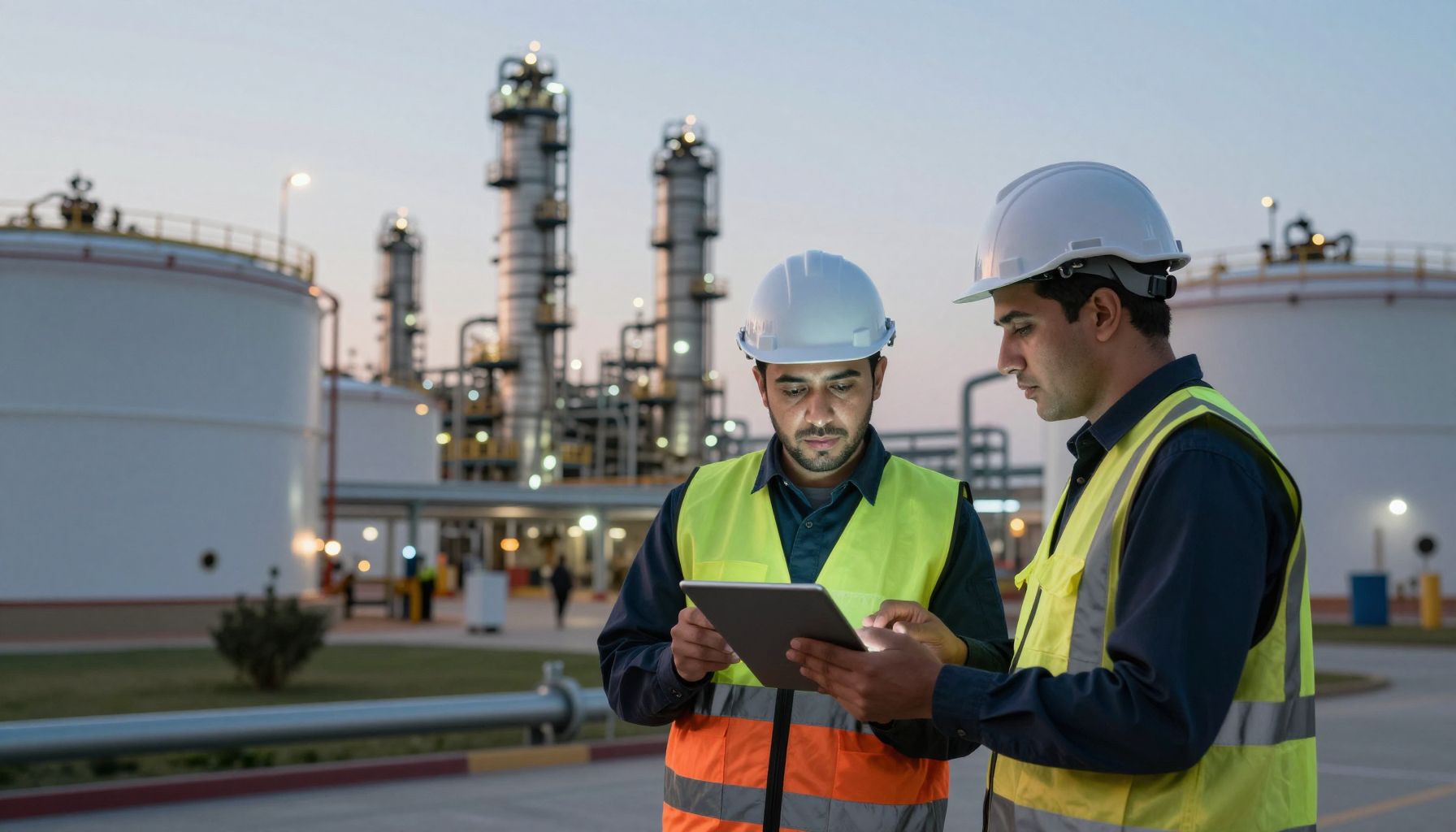 پیش‌نمایش پاورپوینت ارزیابی ریسک در پالایشگاه‌های نفت و گاز